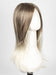 S18-60/102RO SOLSTICE | Dark Natural Ash Blonde roots to midlength, pure white with Pale Platinum Blonde midlength to ends