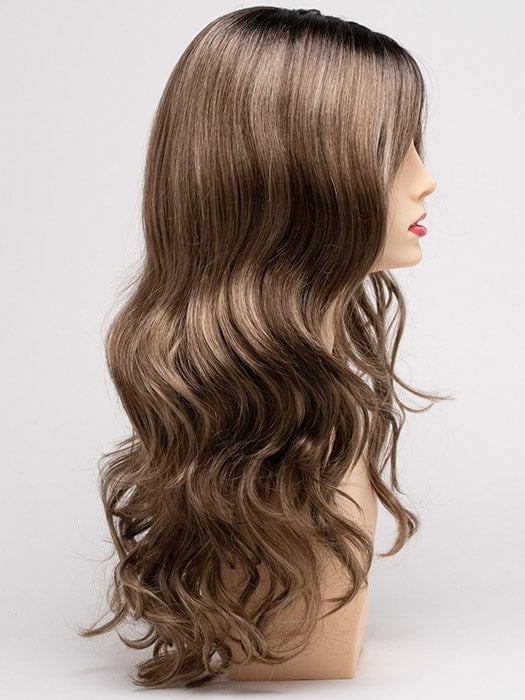 HONEY BREEZE | A blend of Cool, Honey Blonde and Multi-Dimensional Medium Brown with Darker Brown Roots